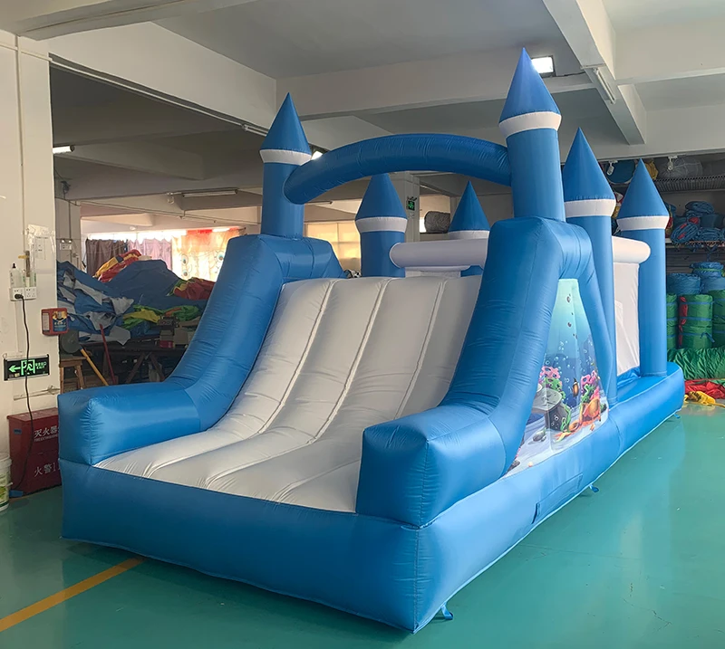 YARD Inflatable Bounce House 5.5*2.3*2.8m Bounce Castle Obstacle for Kids Inflatable Games Toys Slide Bouncer Jumping Trampoline