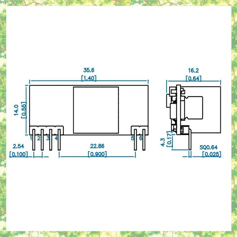 Módulo POE Smart-4X DP1435 5V 2.4A IEEE802.3Af sin capacitancia compatible con módulo POE de 100M 1000M