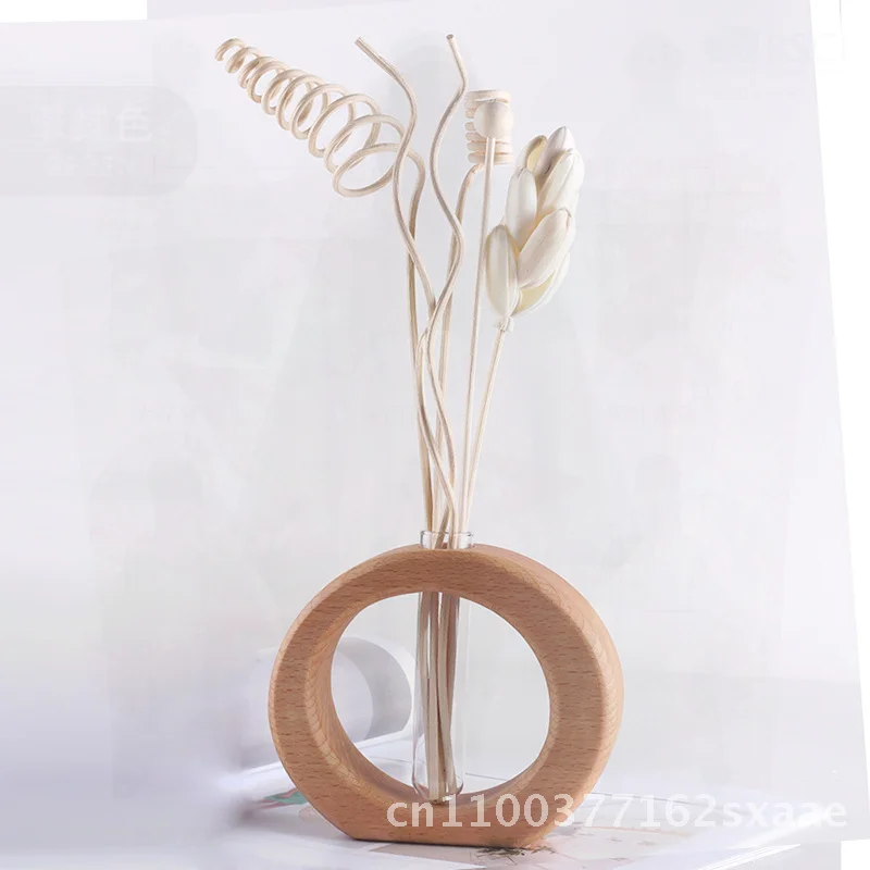 

Гидропонный горшок из цельного дерева, бутылка эфирного масла, домашний декор, контейнер для цветов для ароматерапии, трансграничный орнамент