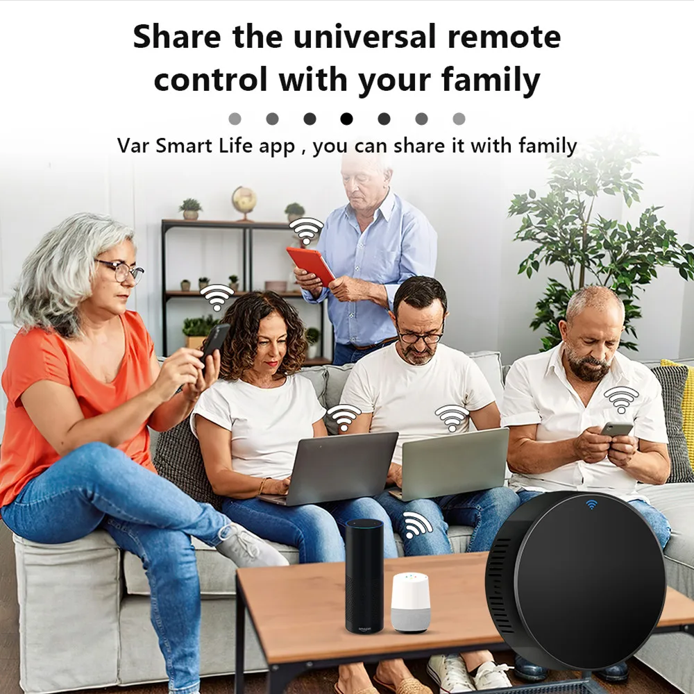 TUYA Smart IR Remote Control WiFi Universal Infrared For TV DVD AUD AC Smart Life APP Remote Control Work With Alexa Google Home