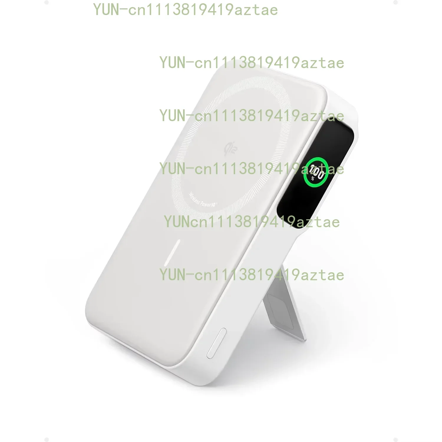 10000mAh TLF 15W Qi2 Magnetic Power Bank With LED Screen Foldable Stand