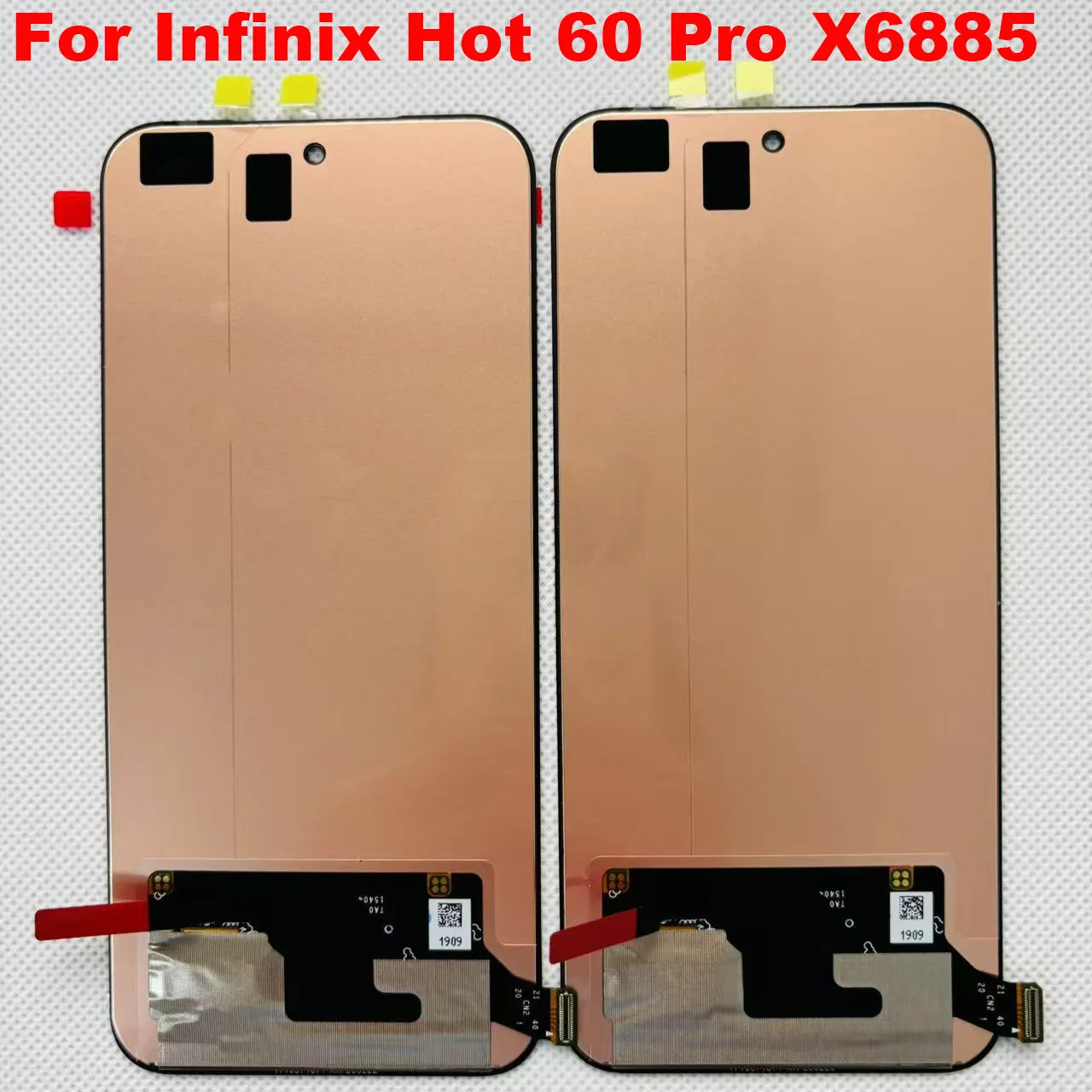 6.78 Orijinal Amoled Infinix Sıcak 60 Pro X6885 LCD ekran Ekran
