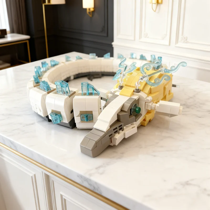 

2089pcs MOC Tears Of The Kingdom Light Dragon Legend Zelda Model Building Blocks Creative Gift DIY Display Decor Adult Premium