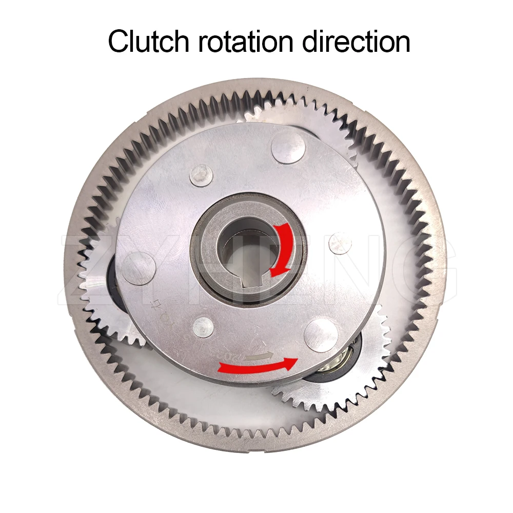 E-bike Gear Set 36T Planetary Gear With Clutch Set Solid 36 Tooths Electric Bike Gear Full Steel Gears Clutch Sun Gear 36T Parts