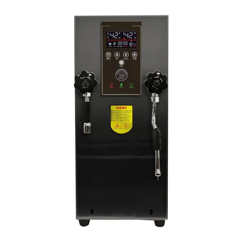 

Smart touch screen steam boiling water milk foam machine 304 stainless steel steam engine
