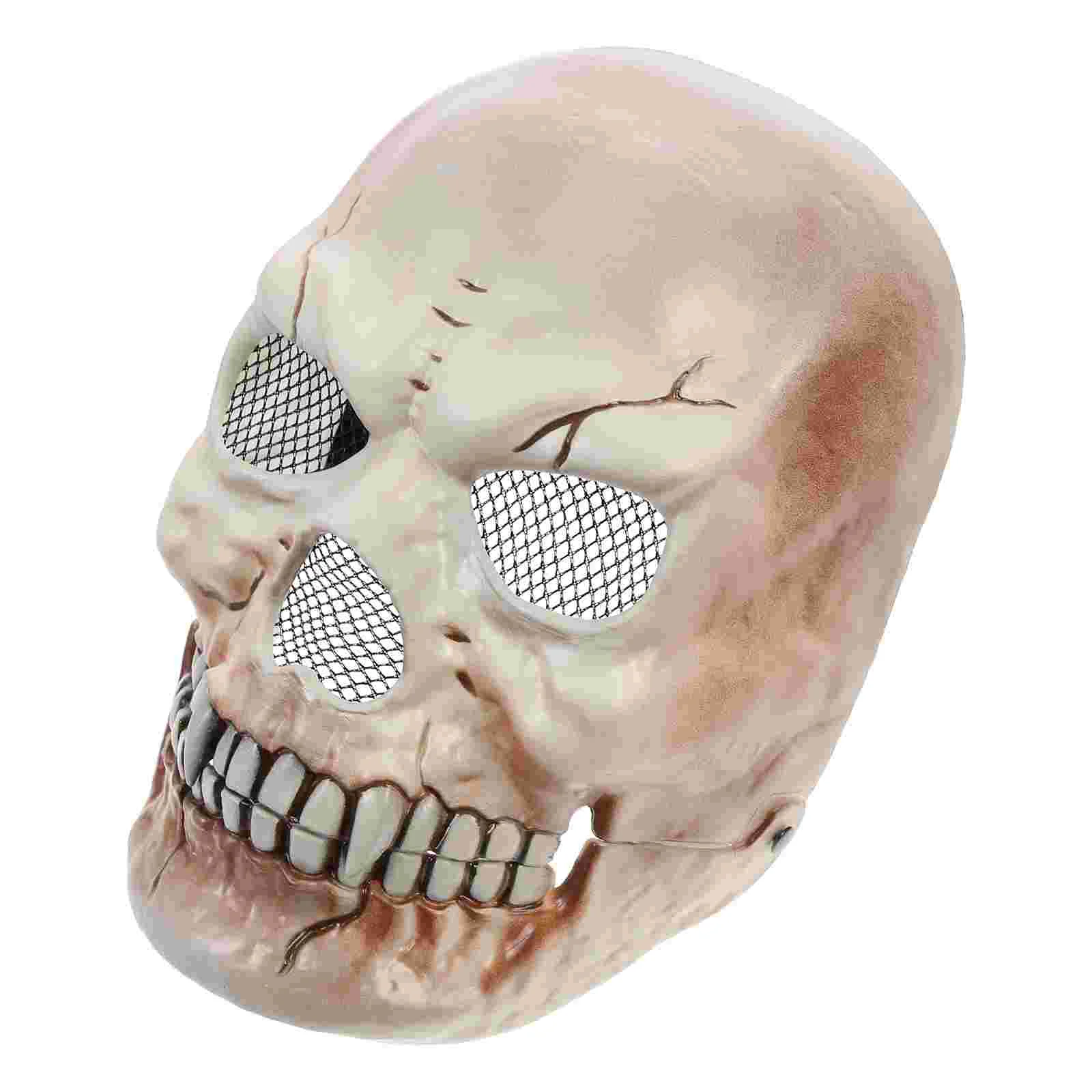 Skull Mask Scary Cosplay Halloween Prop Masks for Adults Costume Horrifying Costumes