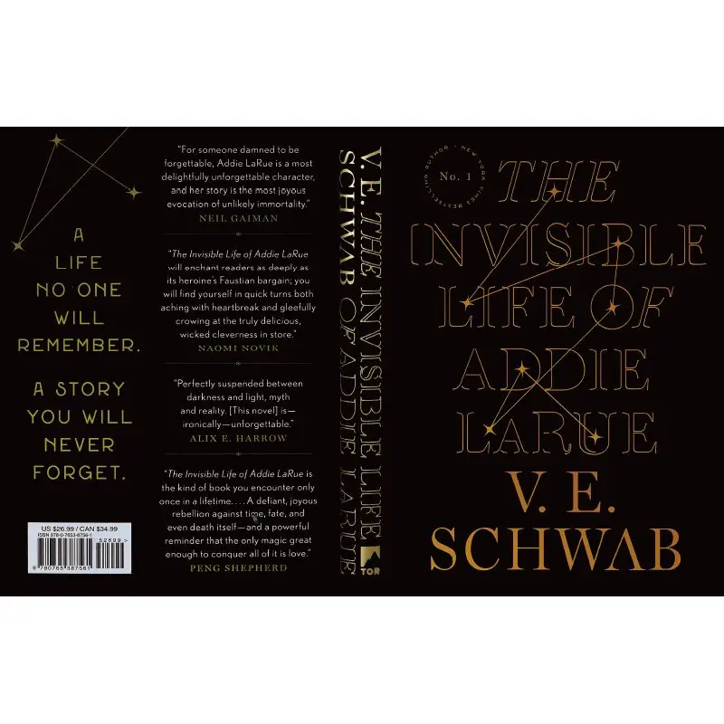 1 book The Invisible Life of Addie LaRue Paperback English book