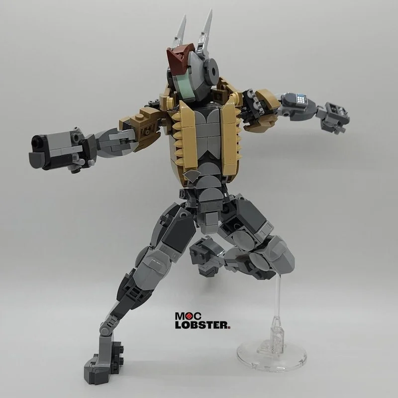 MOC-242860 الفضاء الحارس كال اللبنات روبوت الغريبة نموذج الطوب تجميع اللعب الإبداعية الأطفال هدية 582 قطعة #2