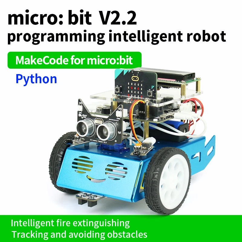 microbit micro:bit V2 motherboard intelligent car programming Intelligent robot Python programming