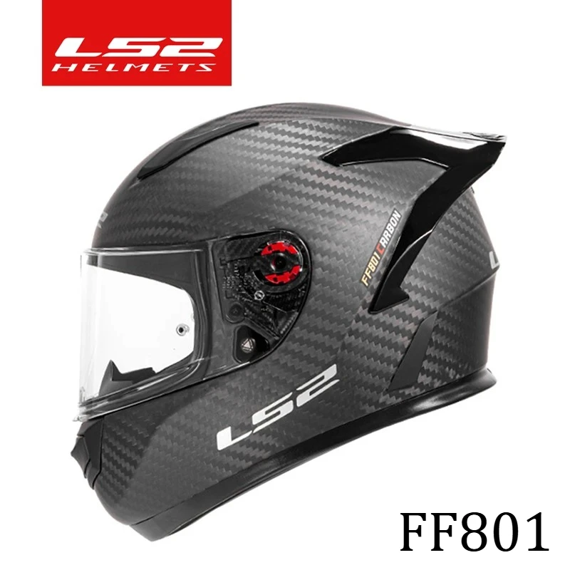 

LS2 FF801 Carbon Fiber Full Face Motorcycle Helmet Anti-fog ECE Original Helmets