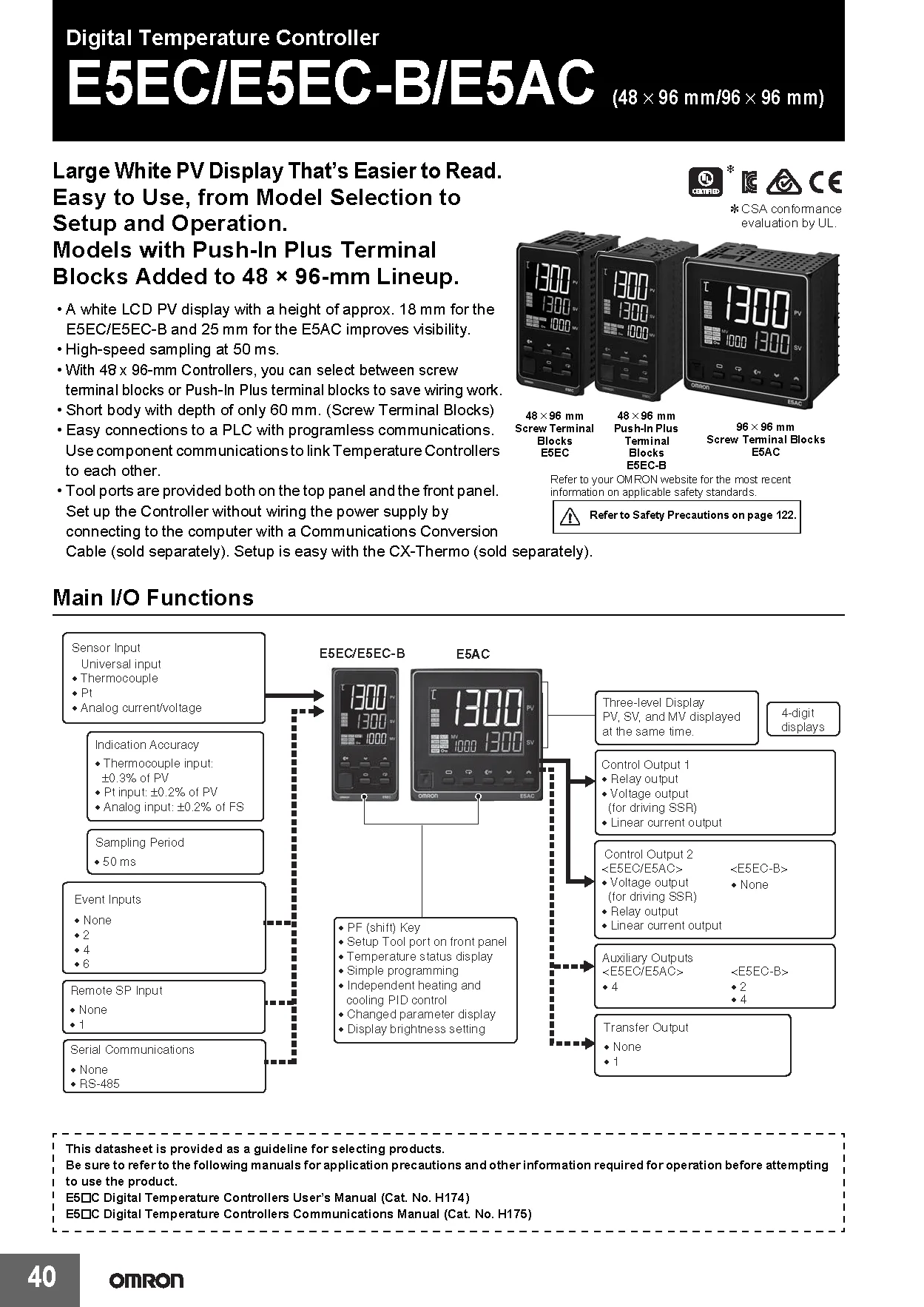 OMRON E5EC-QR2ASM-800 Digital Temperature Controller Original Authentic New RR2ASM CR2ASM 820 808 04 810