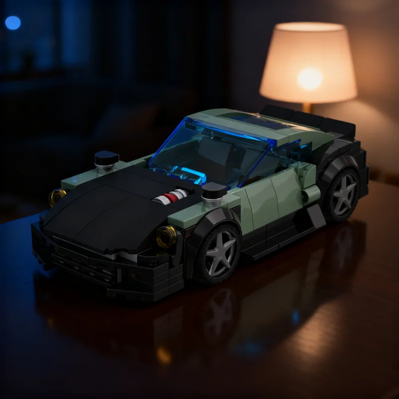 

248pcs MOC Datsun 280Z Custom City Champions Model Building Blocks Creative DIY Gift Display Decor Assemble Premium Adult Kids