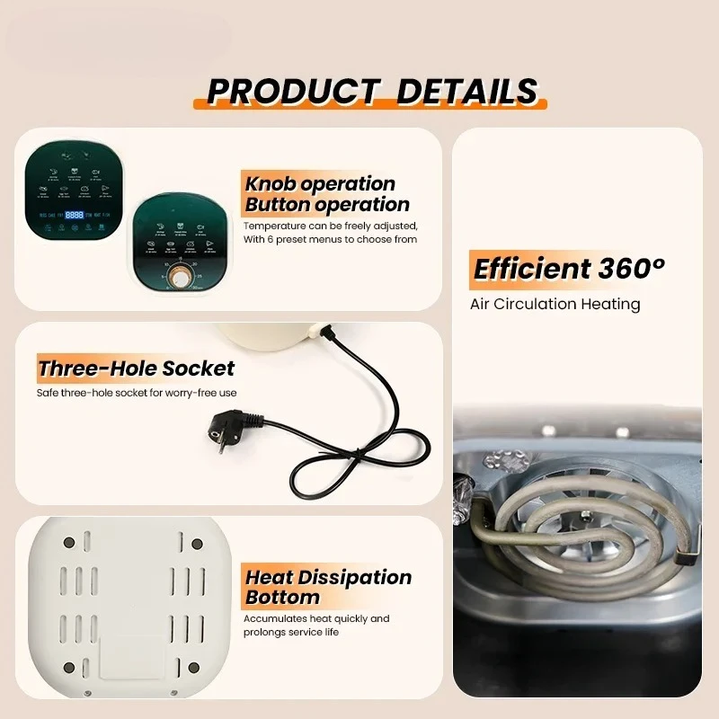 Kadonio Knob Air Fryer: Your Gateway to Healthy, Low-Fat Cooking thumbnail