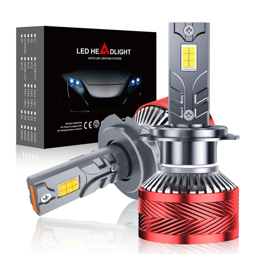 

2pcs H4 LED Car Headlight Bulb H11 H1 H4 H13 650000LM 800W 6000K HB3 9005 HB4 9006 H8 HIR2 H7 LED Canbus For Car Auto Fog Light