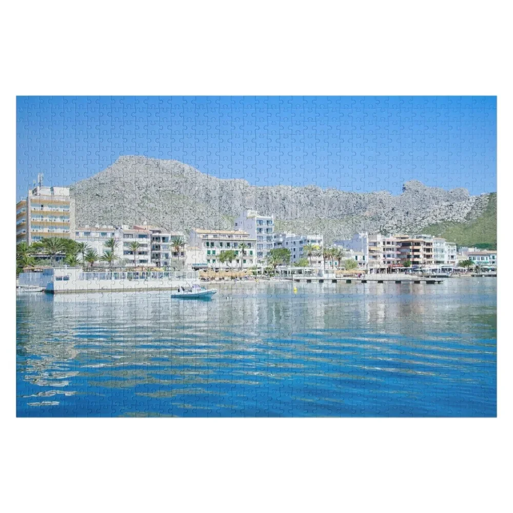 Port of Pollensa Jigsaw Puzzle Wooden Jigsaws For Adults Personalized Child Gift Puzzle