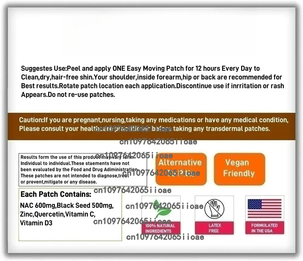 Resveratrol Transdermal Patches Enhanced Absorption for Cellular and Cognitive Health 30 Patches