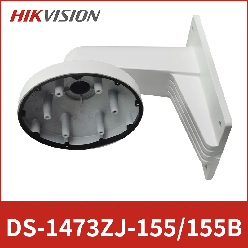 hikvision suporte de parede de liga de aluminio acessorios de cctv camera ds1473zj 155 ds 1473zj 155b com caixa de juncao 01