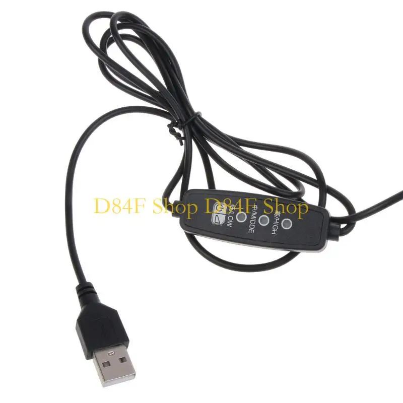 

D84F DC5V Вентилятор для барбекю 3600 об./мин. Регулируемая скорость для кухонной плиты Разжигатель огня