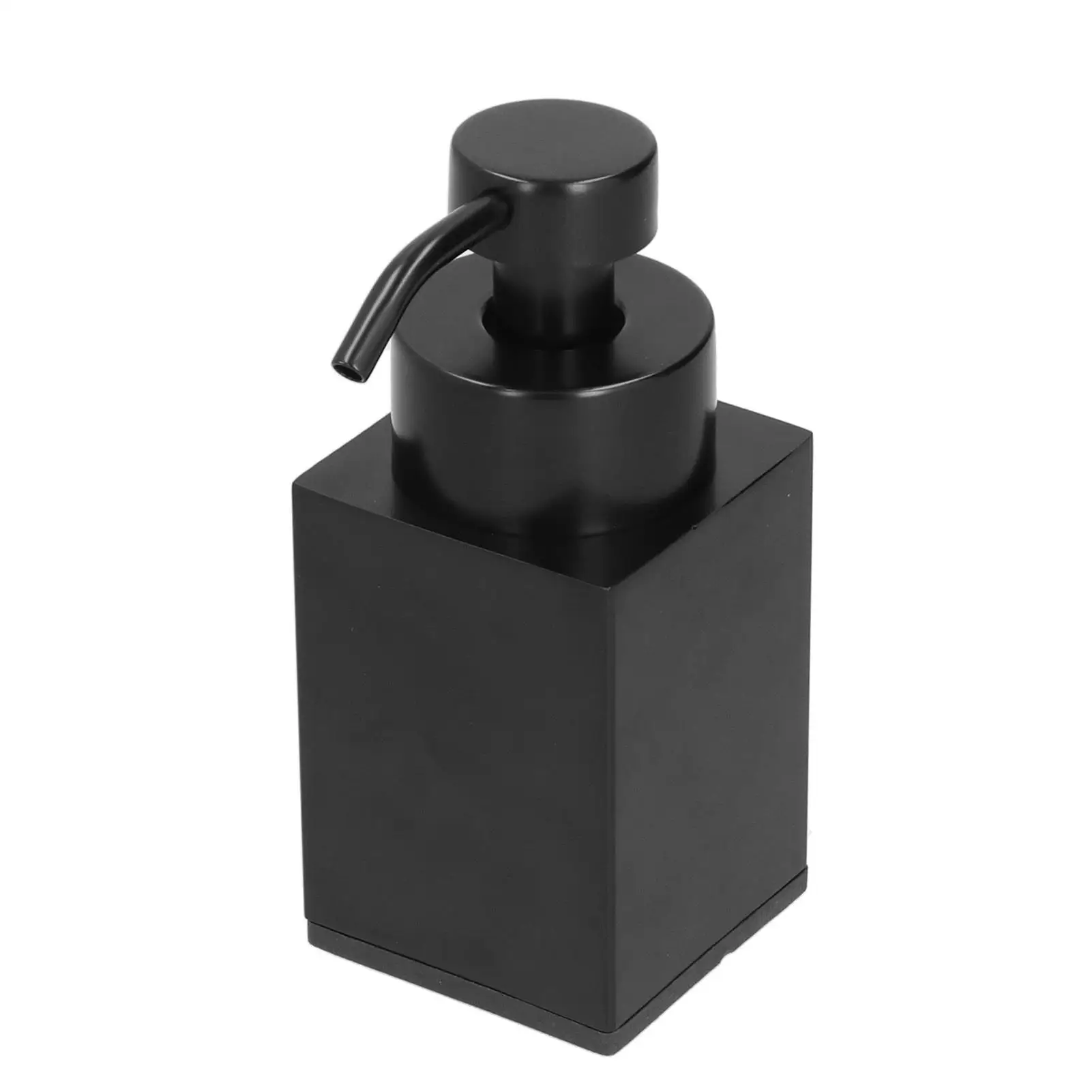 Black Stainless Steel Soap Dispenser - Durable, Multifunctional Foaming Pump Bottle for Reusable Safe Storage