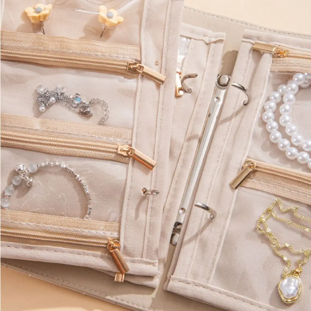 

Waterproof Jewelry Storage Book Partition Loose Leaf Jewelry Packaging Brochure Detachable Portable Necklace Binder Display Box