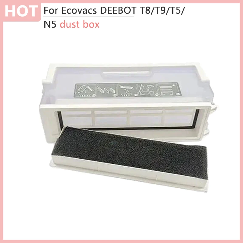 

Сменные аксессуары DJ65 DX55 для Ecovacs DEEBOT Ozmo T8 T9 T5 N5: запчасти, пылесборник, HEPA-фильтр, контейнер для пыли, пылесос
