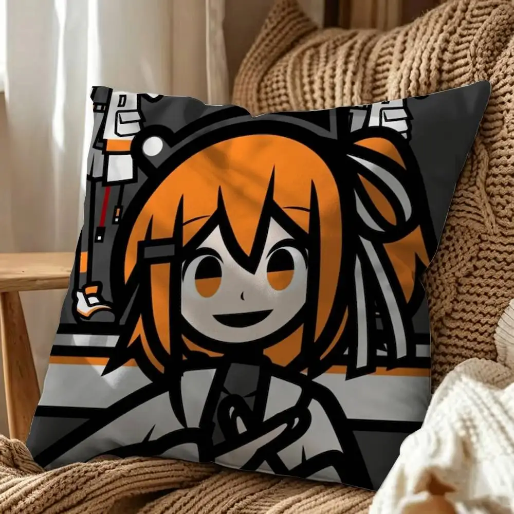 Cute A-Adachi R-Rei Square Pillow Case Multi Sizes For Car Home Bedroom Decor Custom Valentine Gifts