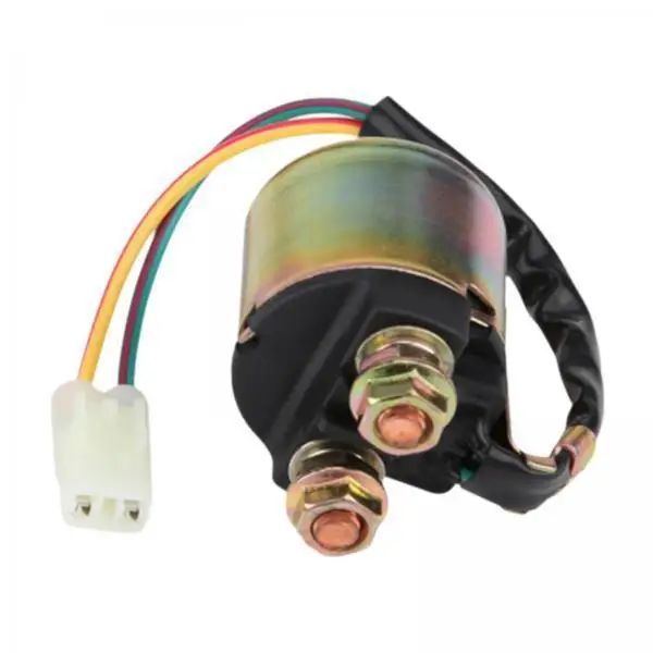 Starter Solenoid Relay Metal Compact Pack Replacement for Honda Pioneer 700 SXS700 and TRX Series Offroad Use
