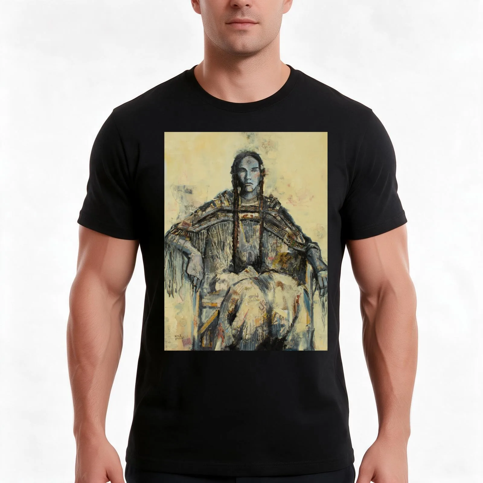 Cherokee Woman T-Shirt Summer Casual Cotton Tee Oversized Streetwear Tops Vintage Graphic Print Loose Fit Short Sleeve