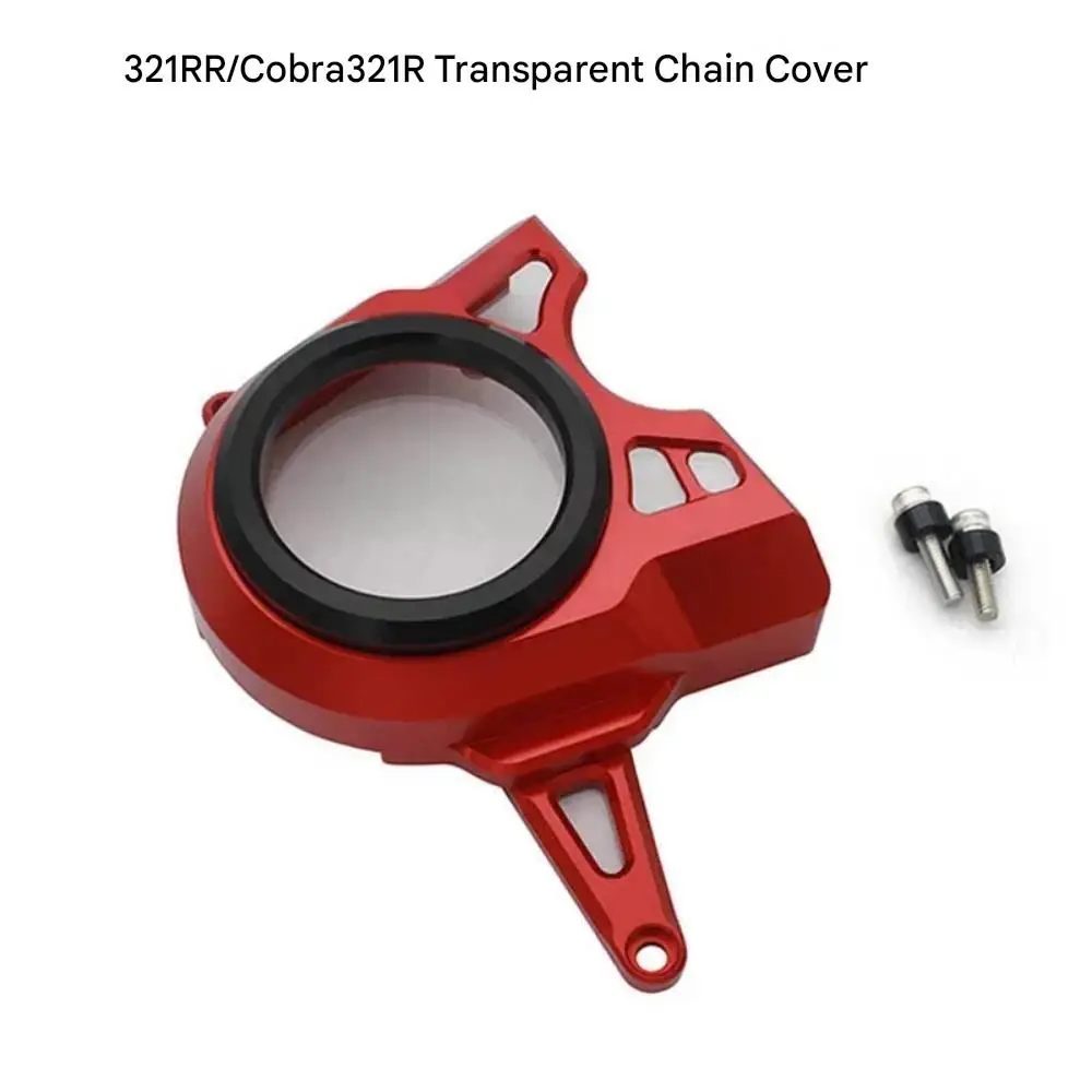 Suitable for Buick KOVE 321RR 321RRS aftermarket parts: left small gear chain cover, transparent chain cover, left small cover.