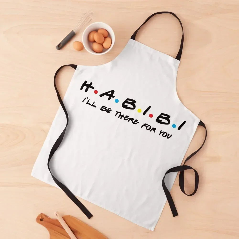 

Habibi Arabic Quotes Apron Goods For Home And Kitchen Women's Home Clothes waiter chef for man Apron