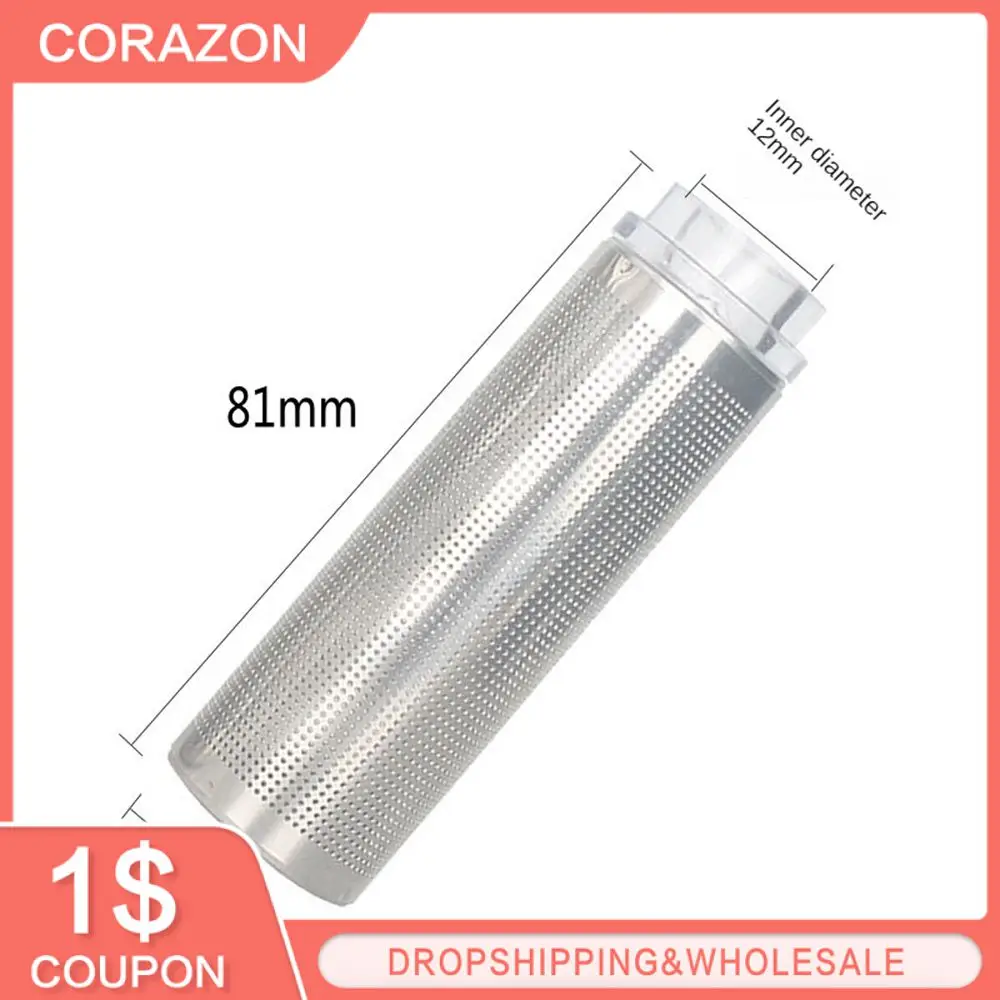 12/16mm Aquarium Inflow Inlet Filter Stainless Steel Mesh Net Guard Fish Tank Filter Accesories Intake Strainer Prefilter Cover