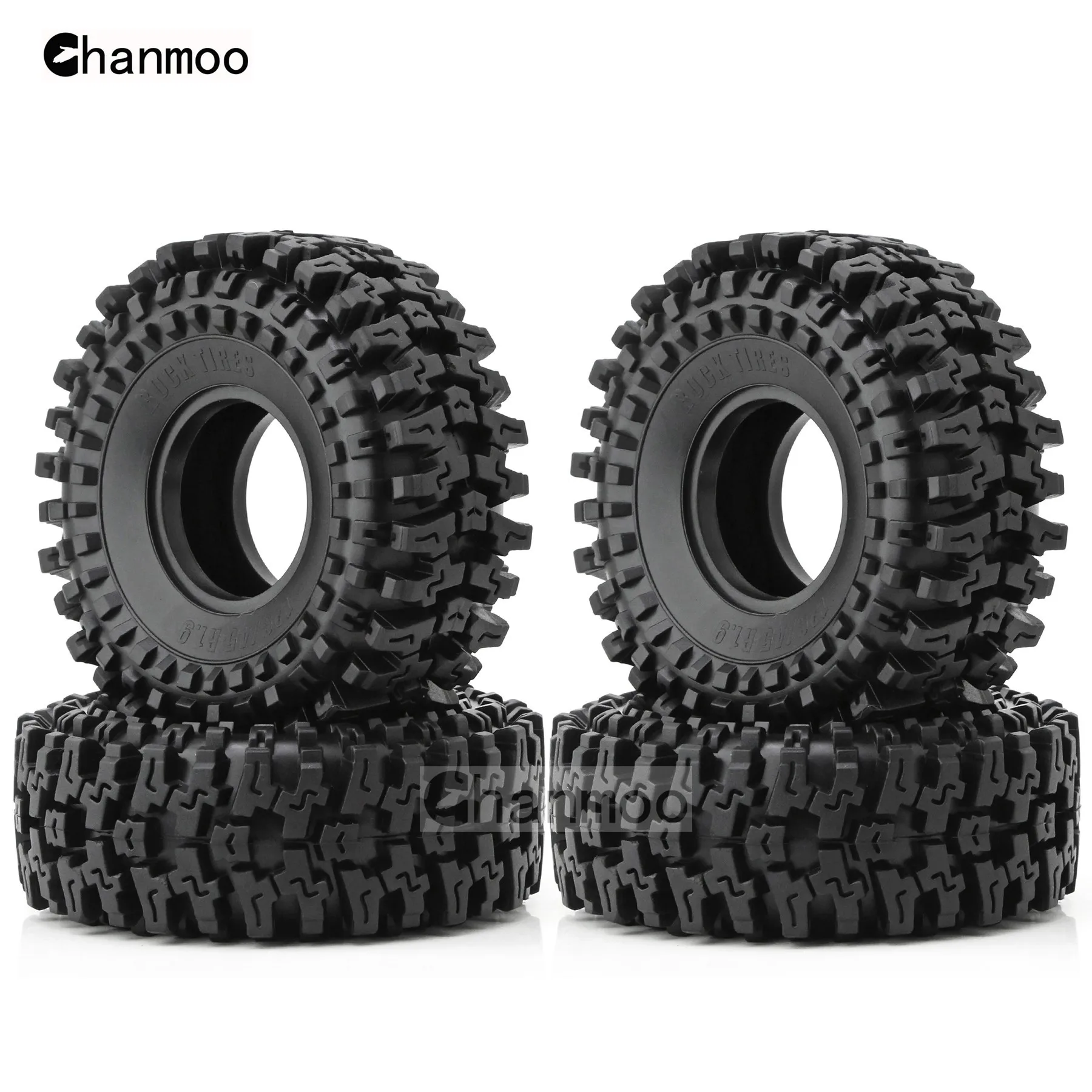1.9in Crawler Banden Rock Wielen Modder Band voor 1/10 Schaal RC Auto Axiale Traxxas SCX10 II III TRX4 RC4WD D90 YK4102 Gen8 Redcat