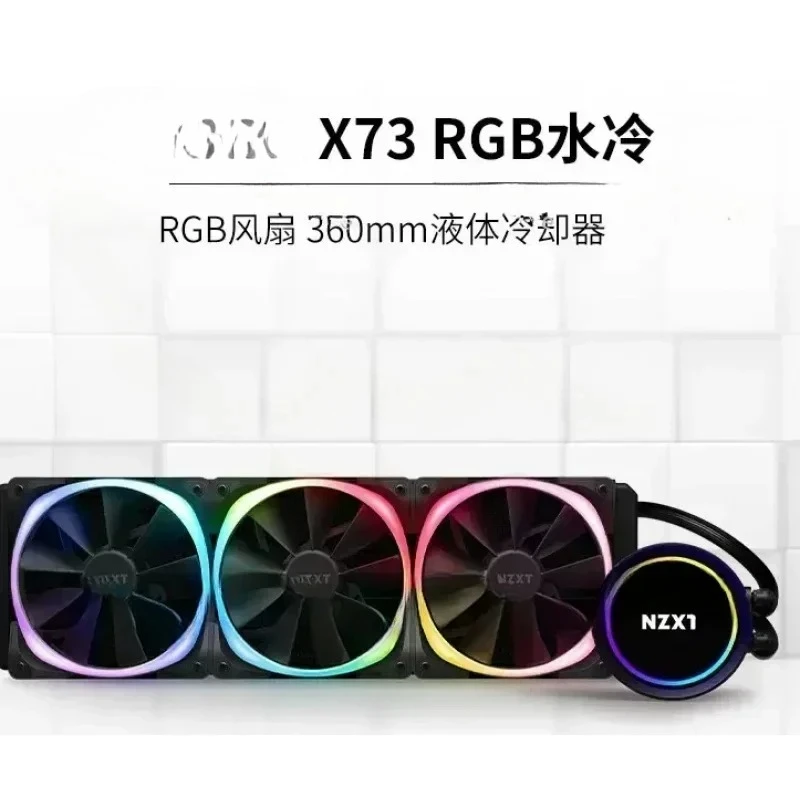Программируемый экран -/Вместимость пользовательского дисплея/6 NZXT Kraken Siren Z73 360 мм Встроенный радиатор с охлаждением