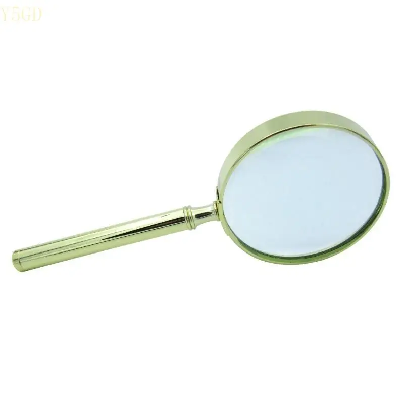 

Y5GD Glass 30X Reading Magnifier Handheld 2.5" Glass Lens Jewelry Loupes