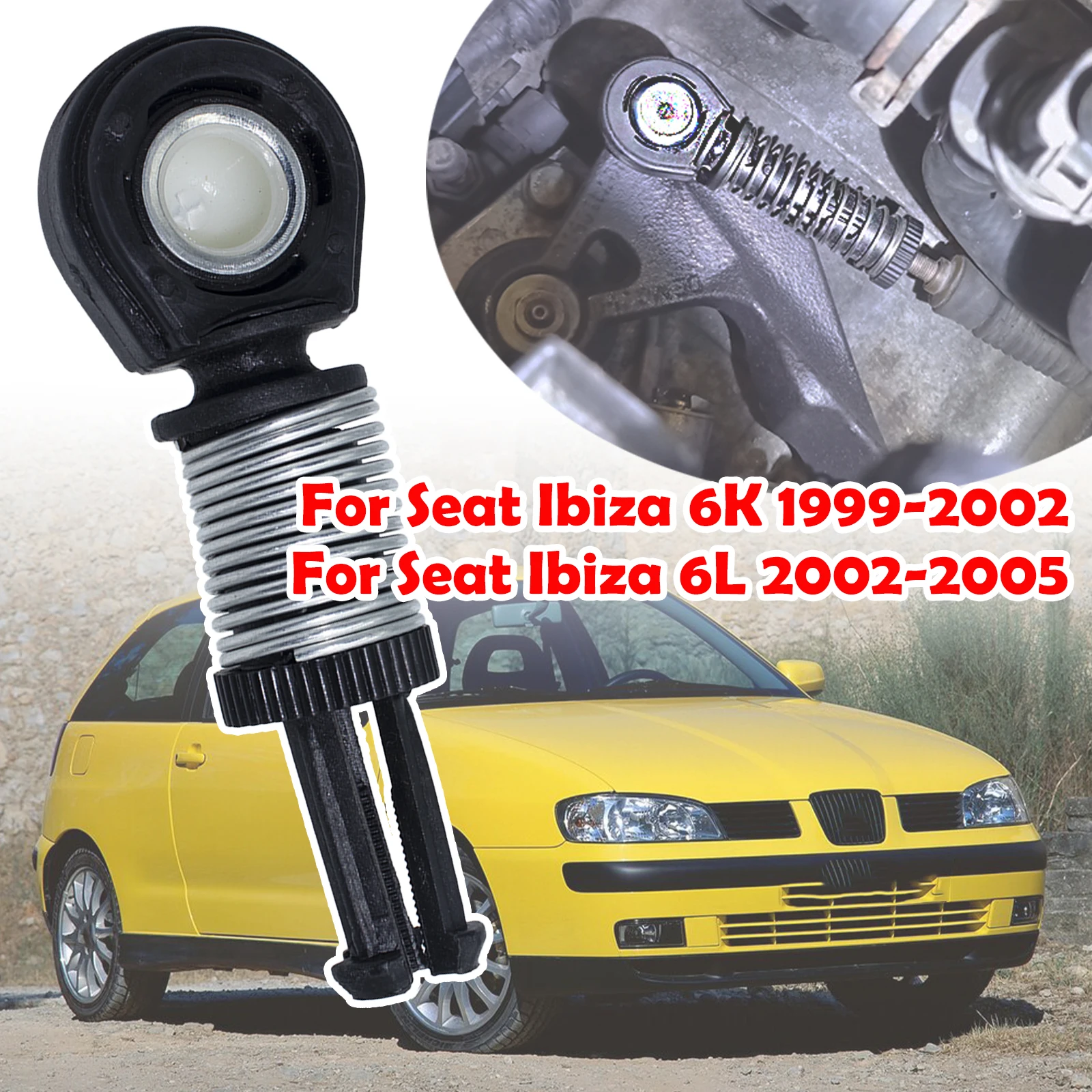 

5/6 Speed Manual Shifter Cable End Replace For Seat Ibiza 6K 6L Gear Selector Bowden Cable Catch Change Lever Adjuster Fix 2002