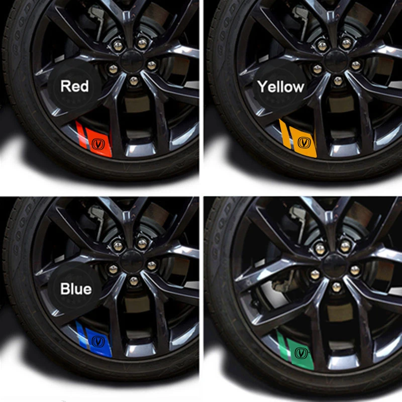 6Pcs Car Wheel Sticker For Changan CS75 PLUS CS95 CS35 alsvin CS15 CS55 Eado Auto Accessories