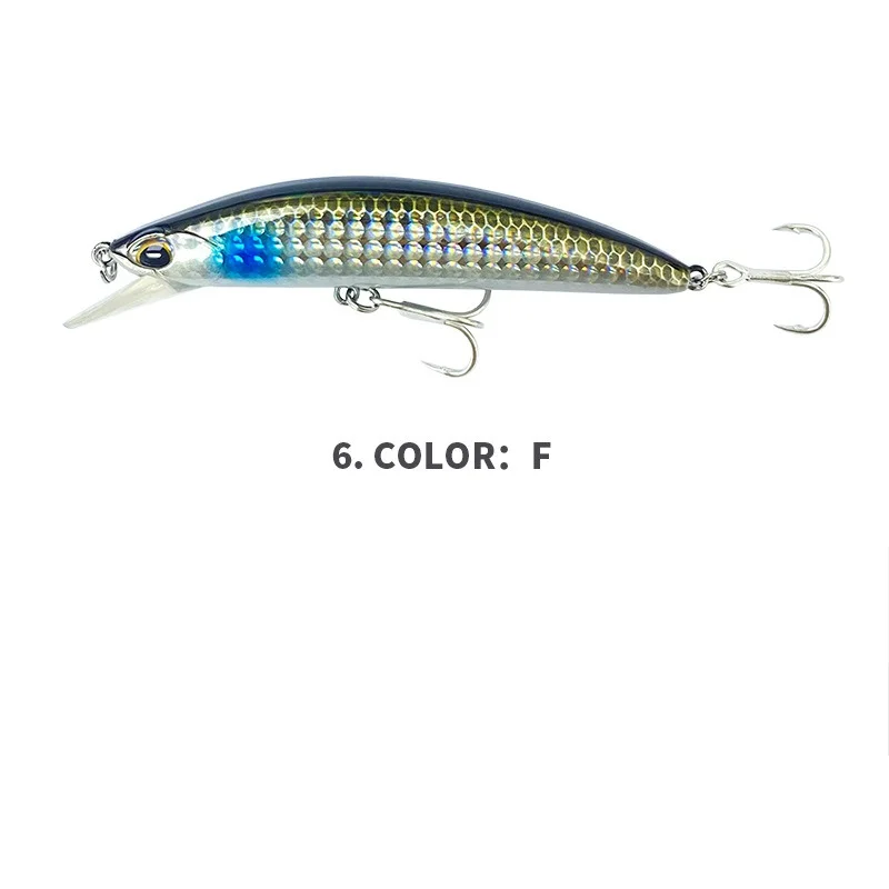 BILLINGS 1 Stück Sinkender Salzwasser-Angelköder 9cm/26,3g Weitwurf-Leuchtköder für Schwarzbarsch und Barsch – Detail 12