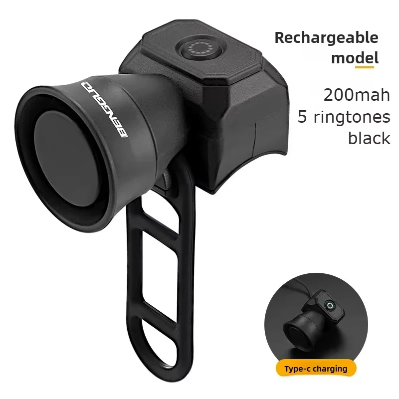 AliExpress NONE Bicycle Horn Mountain Bike Mini USB Charging/Battery Waterproof Electronic Bike Bell Riding Equipment bicycle accessories
