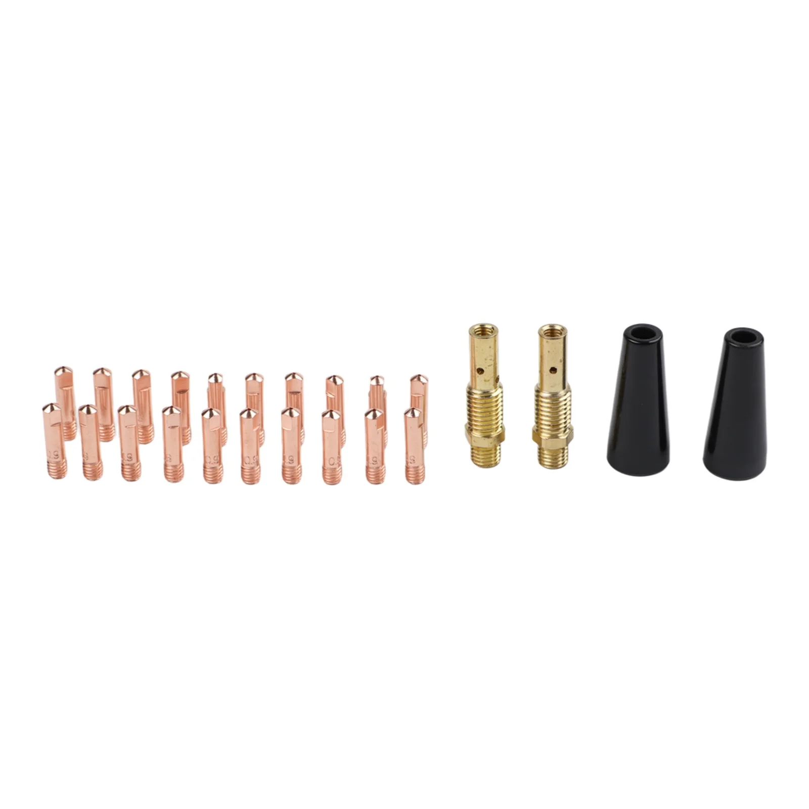 For Weld-Pak MIG Welding Tips Flux Core Nozzle Welding Tips Replacement Contact Tips Easy Replacement Gasless Welding Nozzle