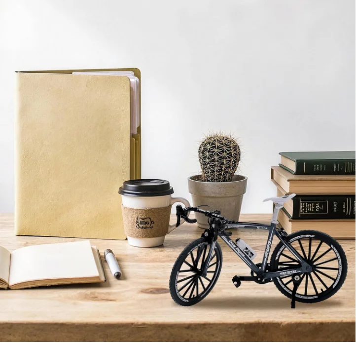 1:8 New Model Alloy Bicycle Diecast Finger Mountian Bikes Simulation Collection Gifts Toys