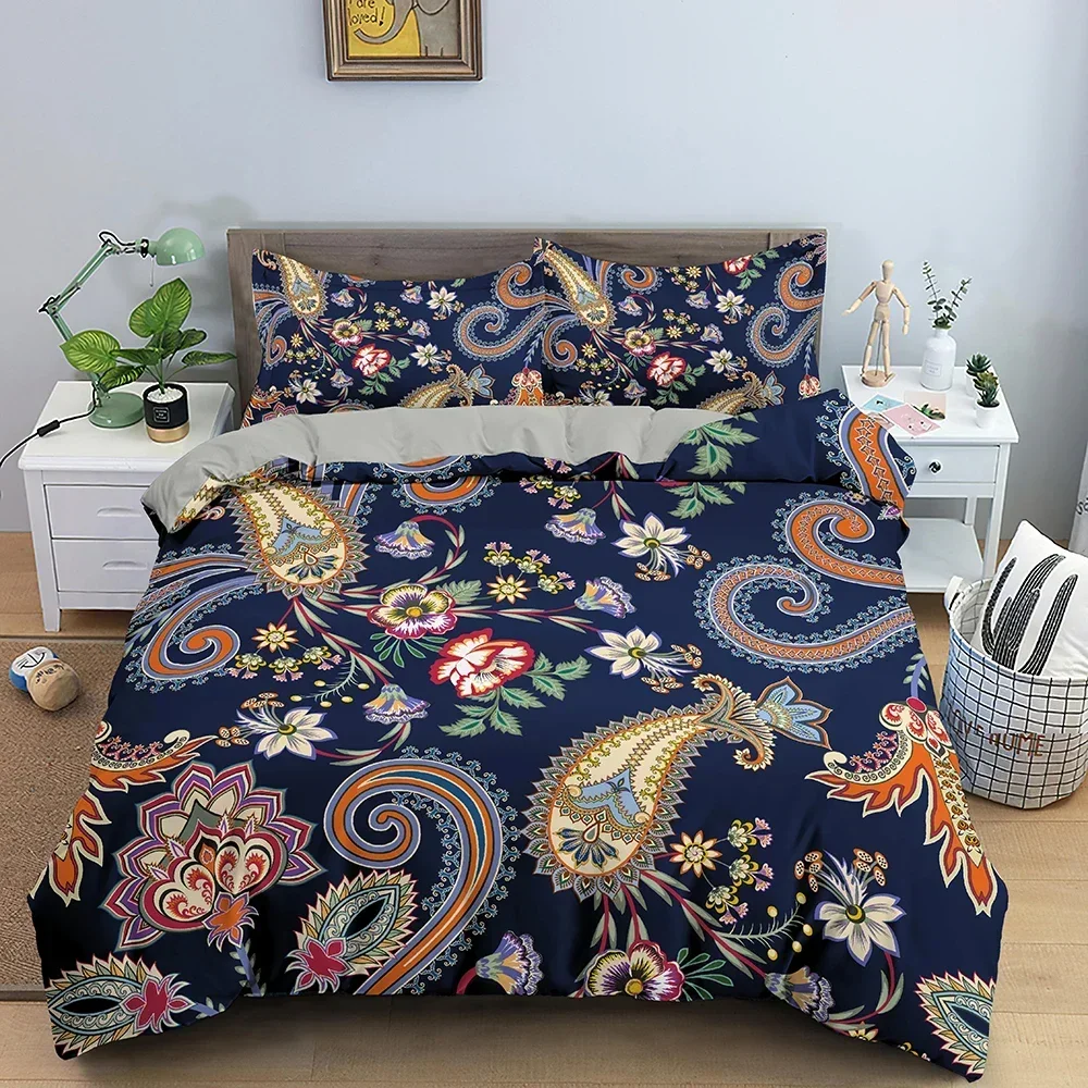Beautiful Flowers 3D Floral Comfortable Duvet Quilt Cover Pillowcase Bedding Set Children Bedroom Decoration Home Textile