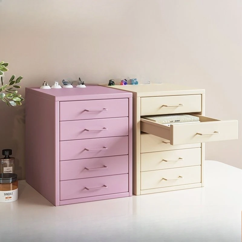 Drawer type household dopamine storage cabinet mobile narrow cabinet with lock crack multi-drawer cabinet bedside low cabinet