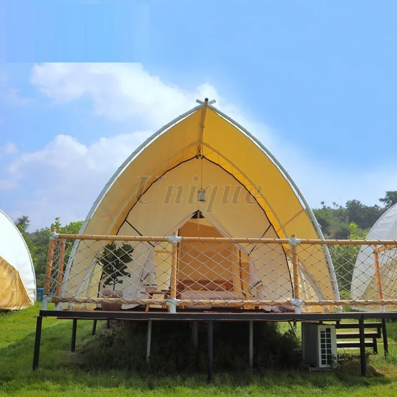 Luxury Outdoor Gamping Tourism Hotel Tent, Prefab Waterproof Resort, Safari Tents, Camping