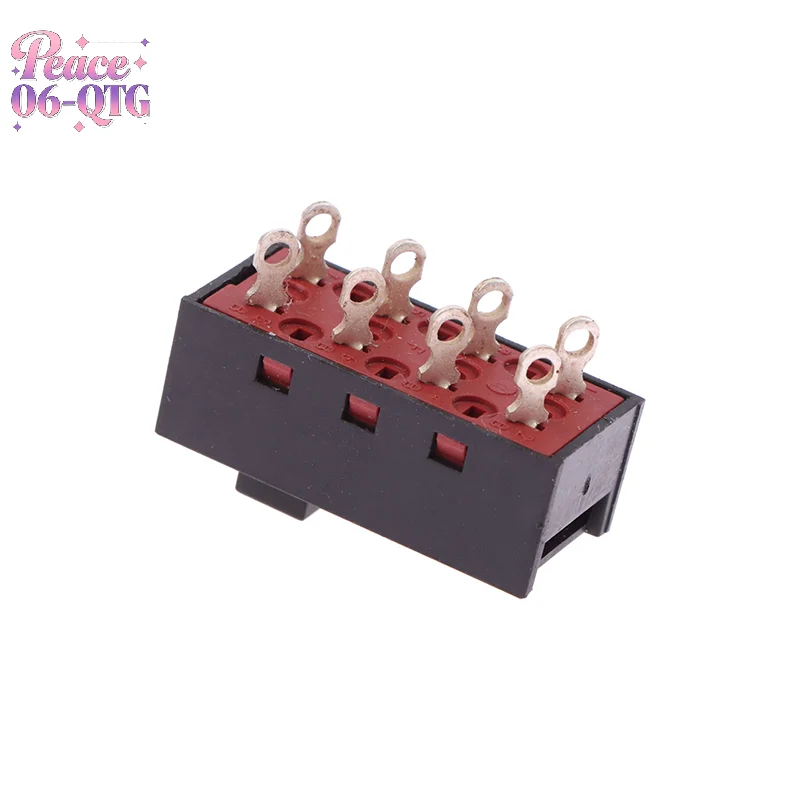 New DSE-2310 Pointed Pins 8 FeetS 3 Files 8A250V Toggle Switch Black Slide Switch For Hair Dryer Parts