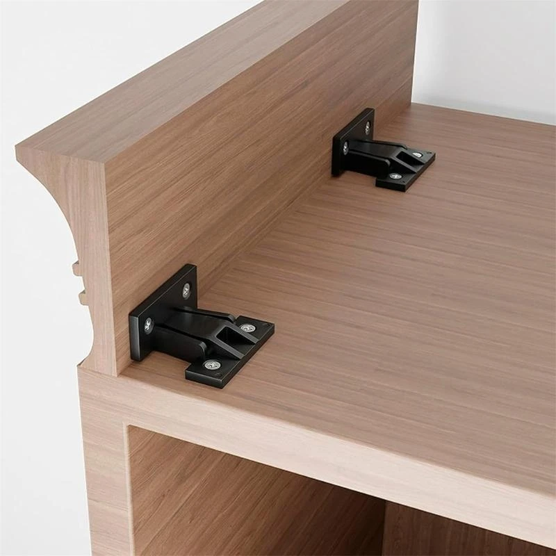J2HB 20Pcs Quick Fitting Furniture Panel Board Connector Push in Plinth Fasteners