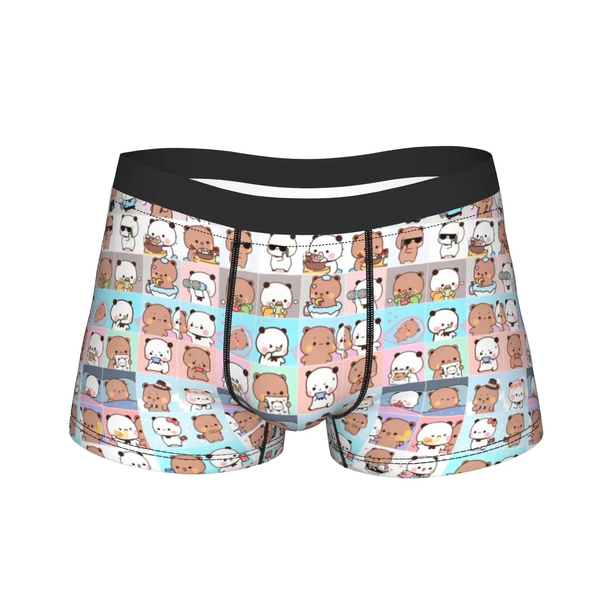 

Мужское нижнее белье Bubu Dudu Panda Bears, коллекция милых популярных трусов-боксеров, шорты, мужские дышащие трусы M-XXL