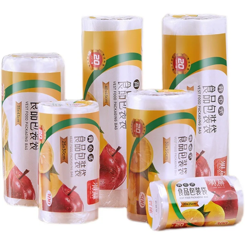 Food Packaging Roll Vest Household Economic Pack PE Freshness Protection Bag Thickened Vacuum Seal Convenient Portable