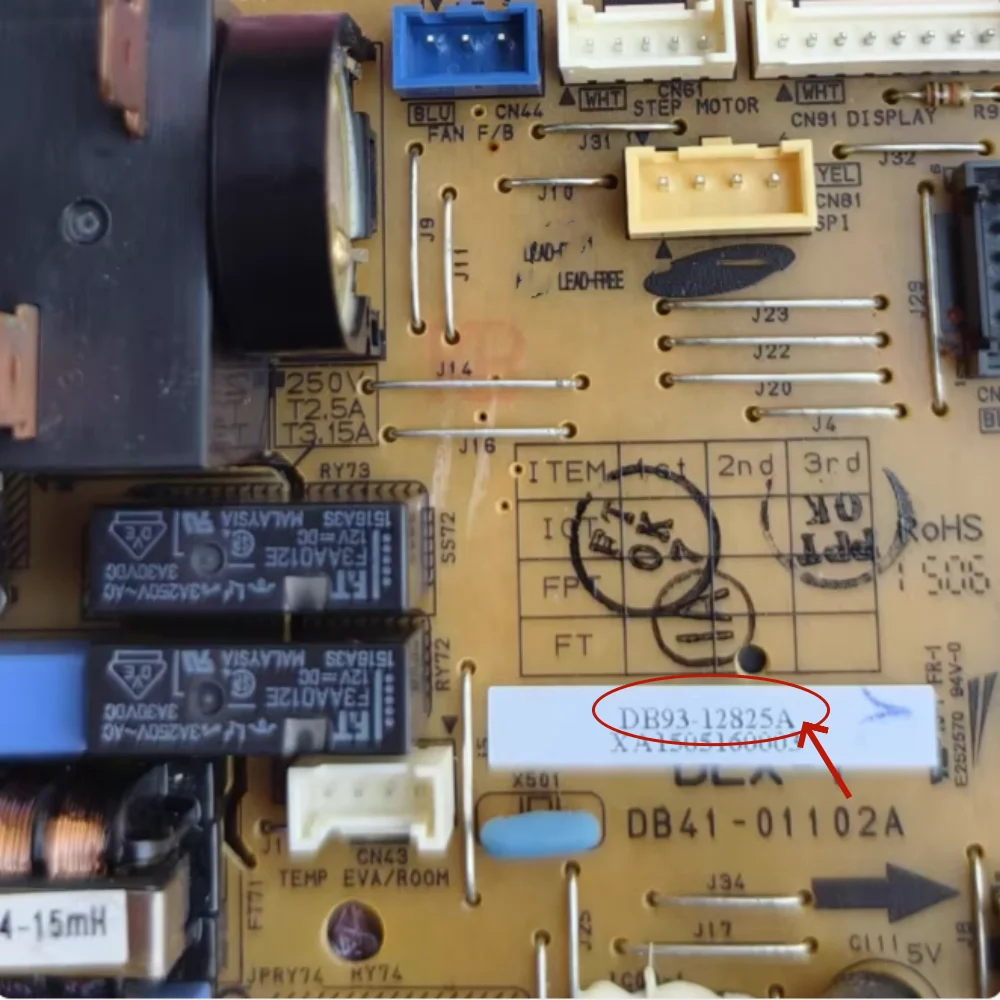 

New for Samsung air conditioning computer board DB93-12825A DB41-01102A main control board DB93-12825A mainboard accessories