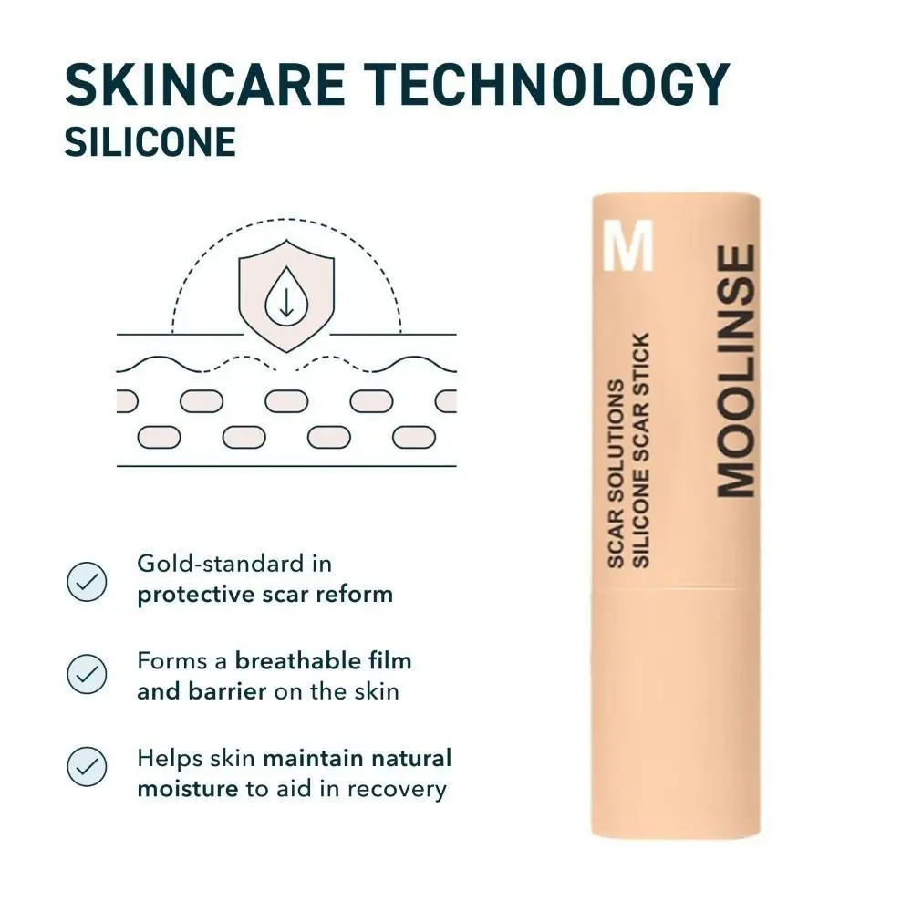 60% Silicone Silicone Scar Stick Velvety Film Centella Asiatica Extracts Scar Treatment Stick Thick Solid Soothing Formula