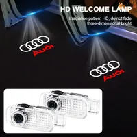 2Pcs 3D HD LED Light Car Door Projector Welcome Lights Car Accessories For Audi S3 S5 S1 S4 S2 S6 RS3 RS4 RS5 RS6 RS8 B8 B6 TT